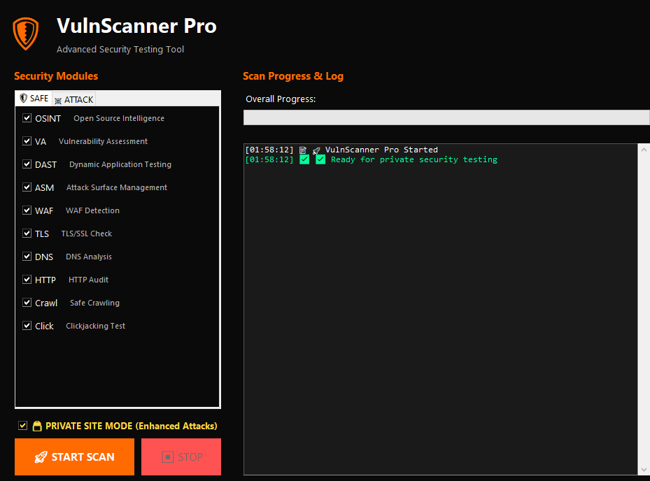 VulnScanner Pro — screenshot 1