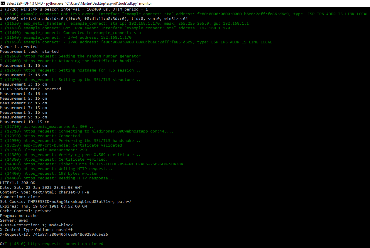 Water Level Monitor for Digged Wells - Webapp + Sketches Arduino / ESP8266 / ESP32 — screenshot 6