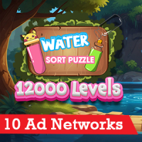 Water Sort Unity Source Code 12000 Levels 10 Ad Networks