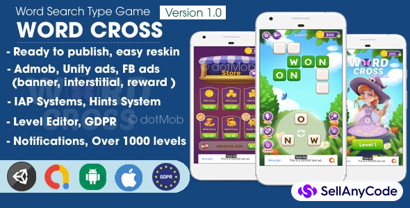 New Word Cross Game - Unity Template Project