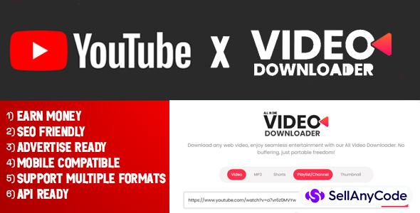 YouTube Downloader - Best YouTube Video Downloader Script