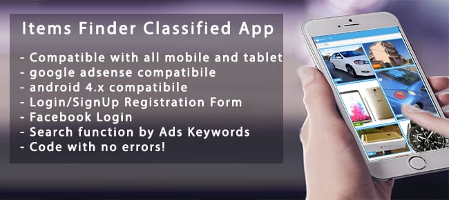 Classified ad posting App