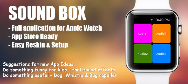 Sound Box iWatch iOS